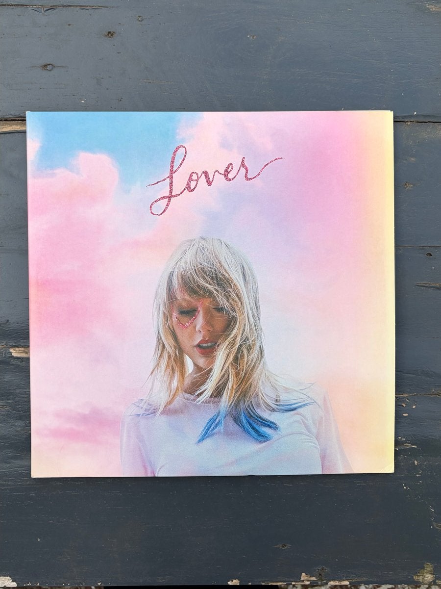 Taylor Swift Vinyl LP's: Lover, Folklore, Evermore, Pop, Colored vinyl, Ophalen of Verzenden, Zo goed als nieuw