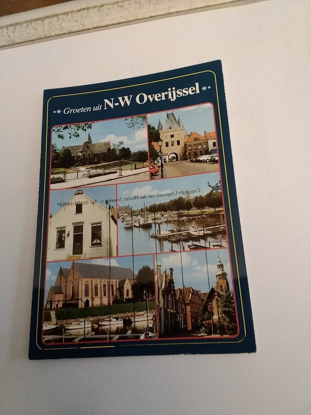 Ansichtkaart Groeten uit N-W Overijssel (Gelopen), Ophalen of Verzenden, 1980 tot heden, Gelopen, Overijssel