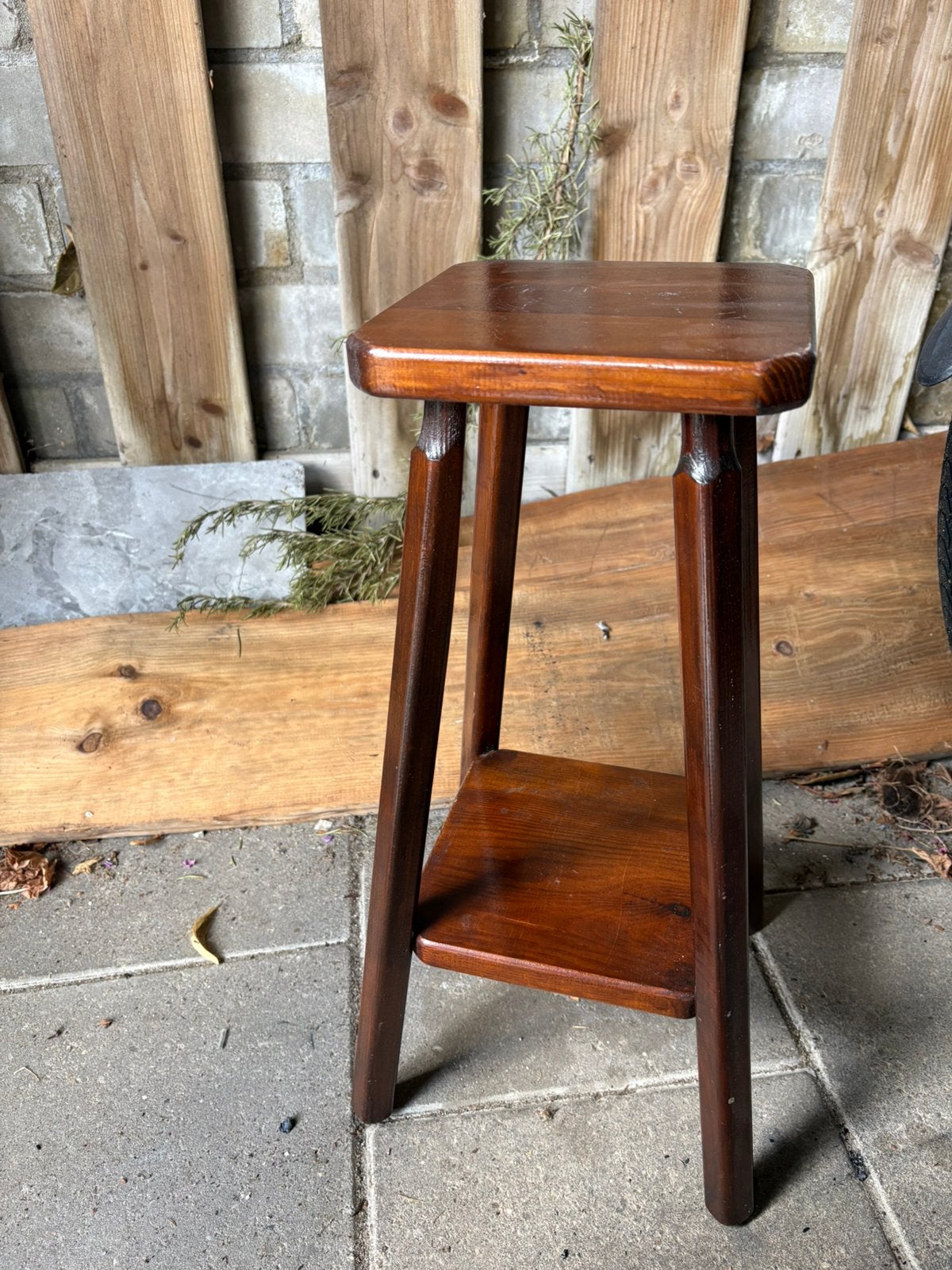 Plantentafel bijzet tafeltje, Ophalen