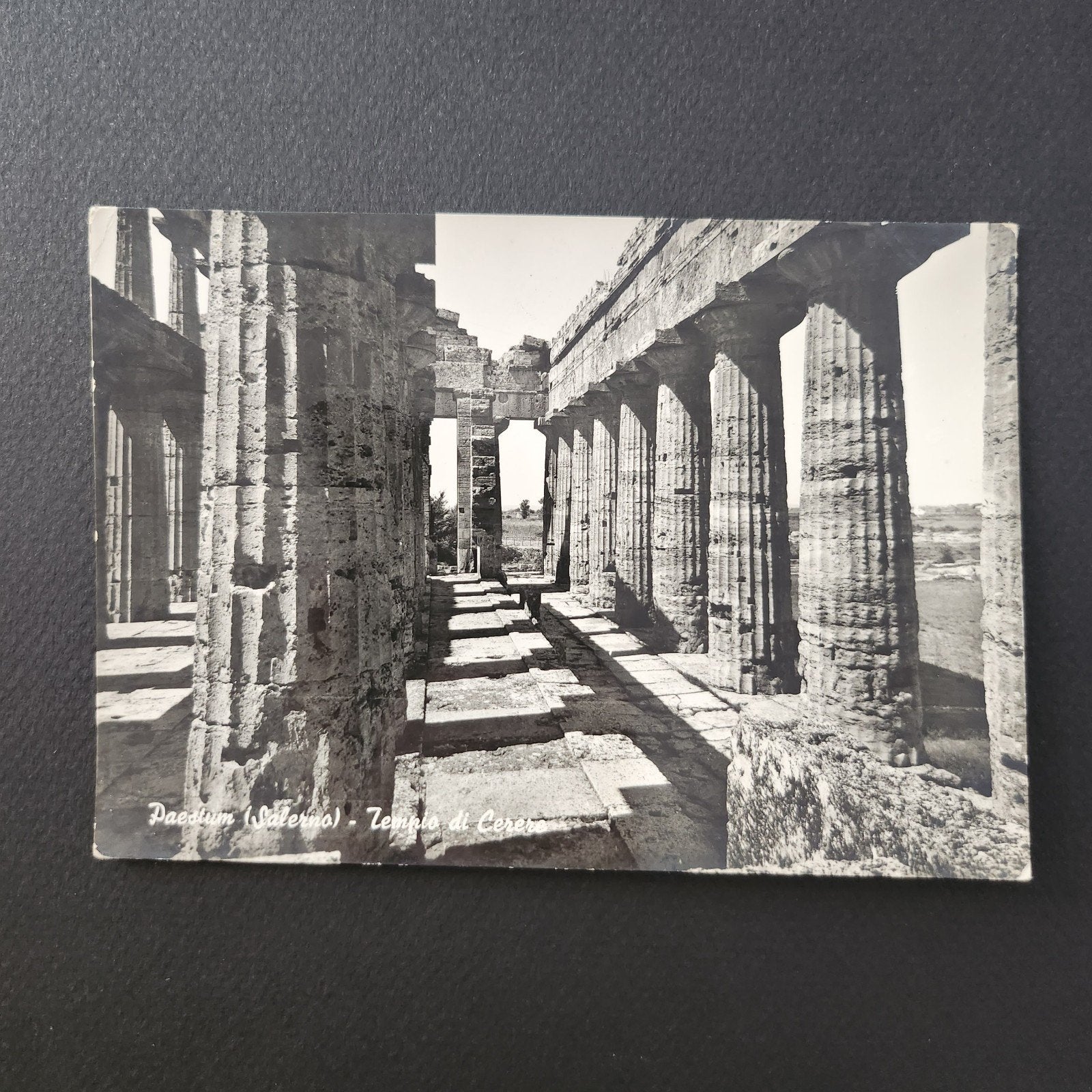 Oude ansichtkaart Paestum (Salerno) - Tempio di Cerere, Verzenden, 1960 tot 1980, Gelopen, Limburg
