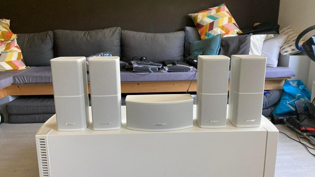 5 bose jewel cubes nieuwe strakke model wit, Audio, Tv en Foto, Home Cinema-sets, Overige merken, Soundbar, -, -