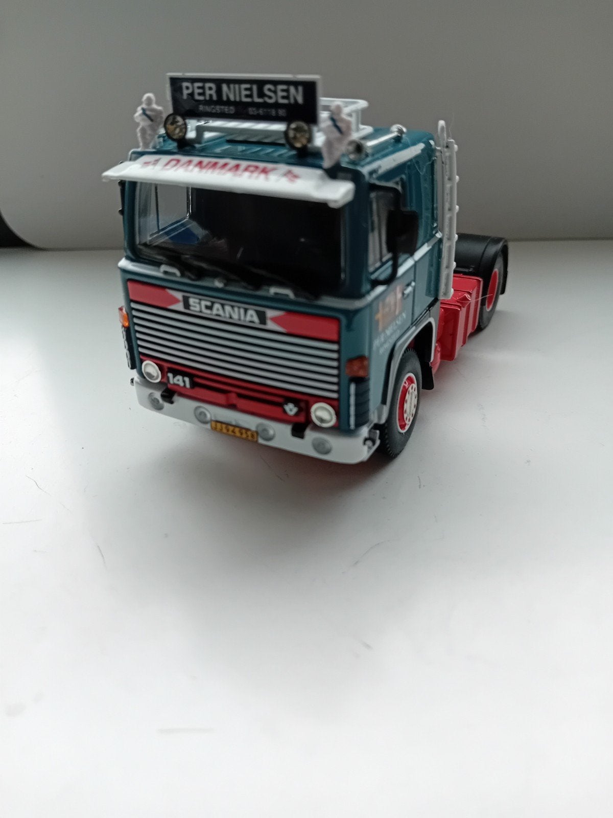 Scania 141 V8 trekker Per Nielsen Denmark., Ophalen of Verzenden, Nieuw, Bus of Vrachtwagen, Wsi