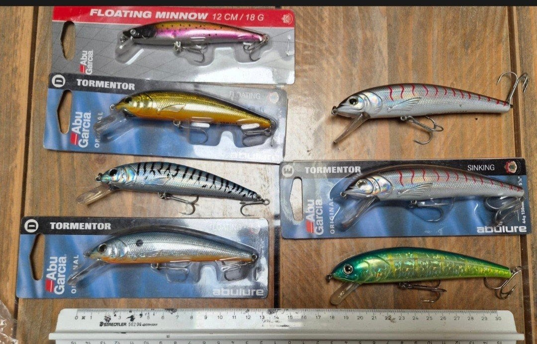 7 x ABU Garcia Tormentor Terminator Kunstaas, Watersport en Boten, Ophalen of Verzenden, Nieuw, Overige typen