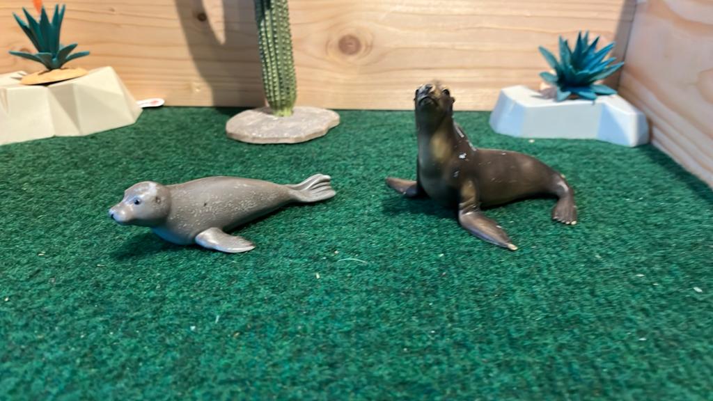 Schleich zeehond/rob, Verzenden, Zo goed als nieuw, Paard, Beeldje of Figuurtje