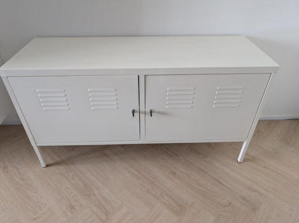 Ikea PS metalen dressoir kast/tv meubel, Ophalen, Gebruikt, 100 tot 150 cm, Minder dan 100 cm