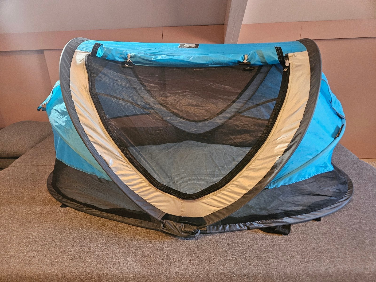 Deryan travel cot peuter luxe, Kinderen en Baby's, Babywiegjes en Ledikanten, Ophalen, Zo goed als nieuw, Reisbedje