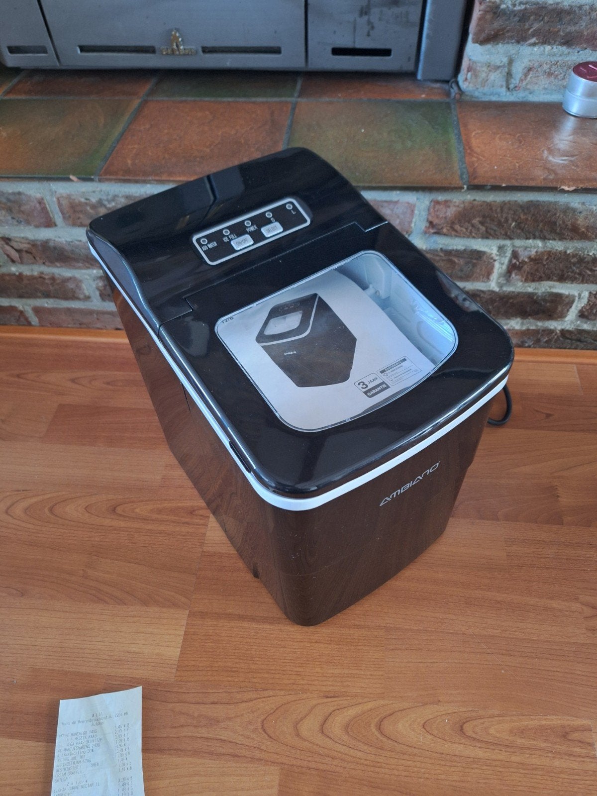 Ambiano IJsmachine HZB-12/B - Zo goed als nieuw, Witgoed en Apparatuur, Ophalen of Verzenden, Zo goed als nieuw
