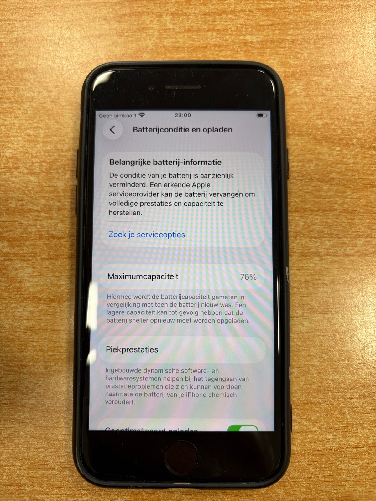 iPhone SE (2020) 64GB Zwart - Goede staat, Telecommunicatie, Mobiele telefoons | Apple iPhone, Gebruikt, Zwart, Ophalen of Verzenden