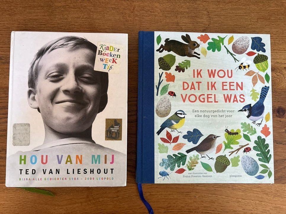 2 Gedichtenboeken: Hou van mij & Ik wou dat ik een vogel was, Ophalen of Verzenden, Zo goed als nieuw, Fictie algemeen