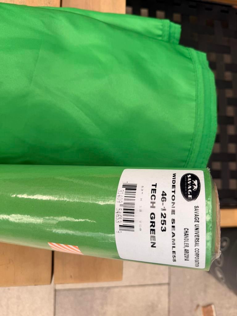Greenscreen doek en greenscreen papieren rol, Ophalen, Video