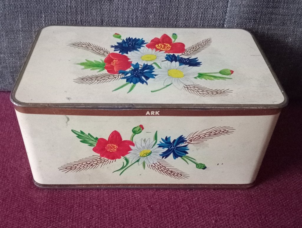 vintage blik ark, Verzamelen, Verzenden, Gebruikt, Overige