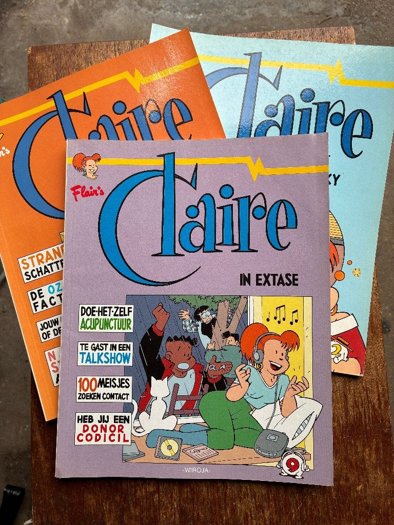 LOSSE VERKOOP ; Claire (Flair) div. delen , zie omschrijving, Complete serie of reeks, Ophalen of Verzenden, Zo goed als nieuw