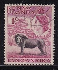 3586 - Kenia , Uganda & Tanganyika Michel 100 gestempeld ,, Verzenden, Overige landen, Gestempeld