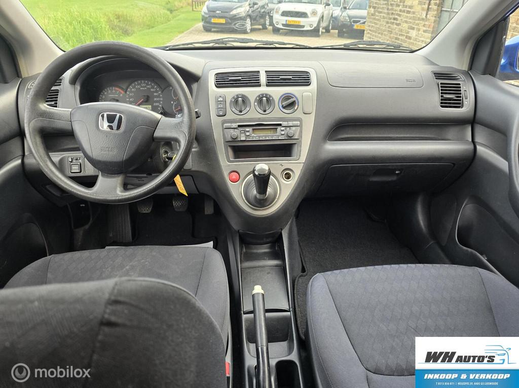 Honda Civic 1.4i Yumé Rijdt goed, Voorwielaandrijving, Gebruikt, 4 cilinders, Blauw