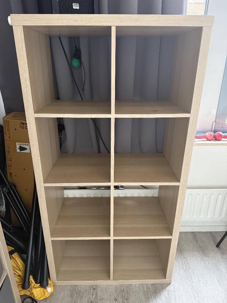 IKEA Kallax Kast (Bruin, 77x147), Ophalen, Gebruikt, 50 tot 100 cm, Minder dan 100 cm