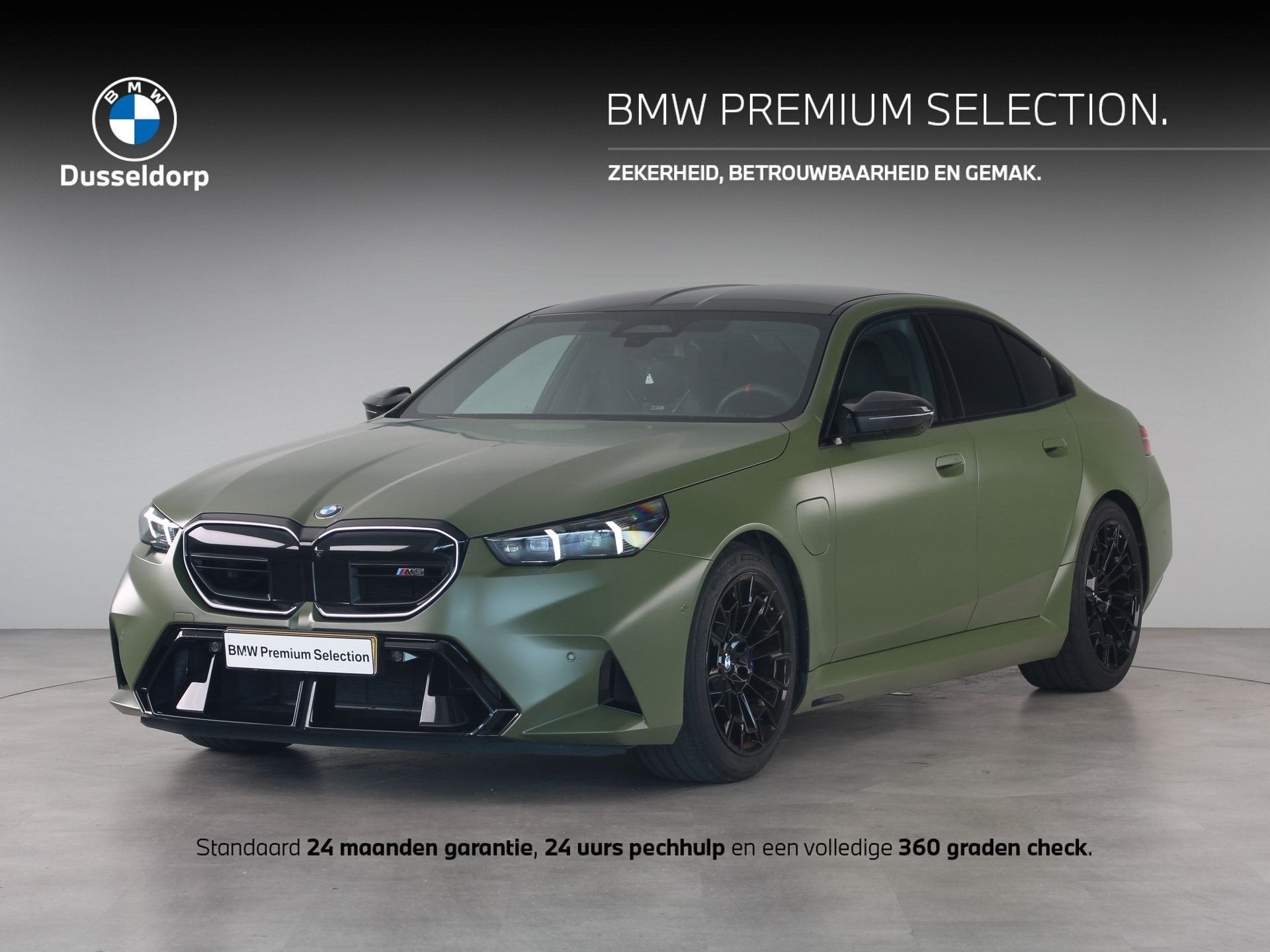 BMW M5 sedan (bj 2025, automaat), Auto's, Gebruikt, 4395 cc, Overige brandstoffen, Leder