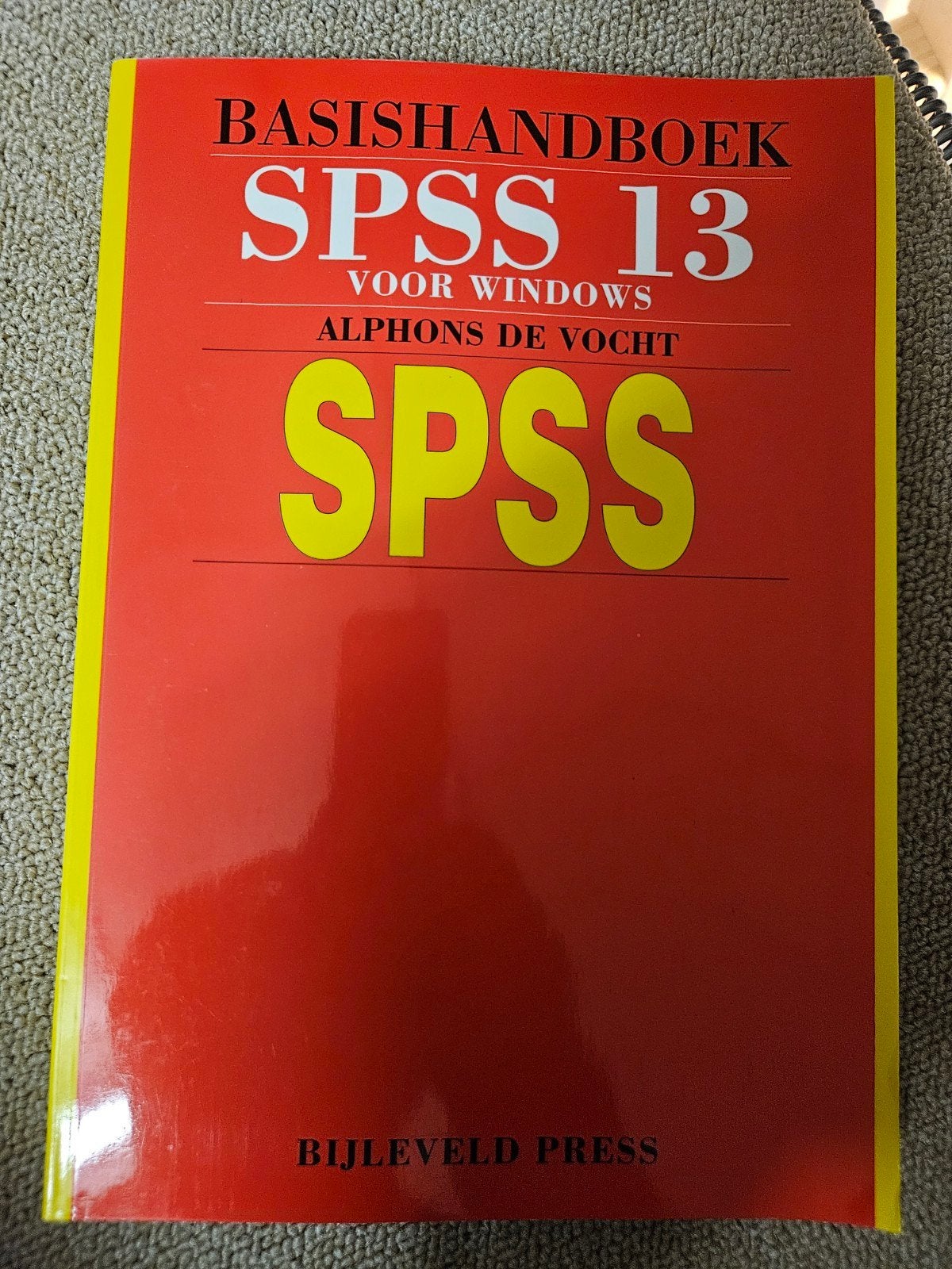 Basishandboek SPSS 13 voor Windows - Alphons de Vocht, HBO, Gamma, Alphons de Vocht, Ophalen