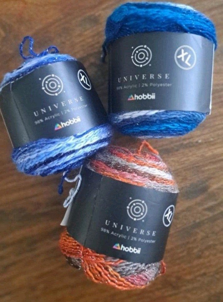 Hobbii Universe XL Verloopgaren - 3 bollen, Ophalen of Verzenden, Nieuw, Breien of Haken, Wol of Garen