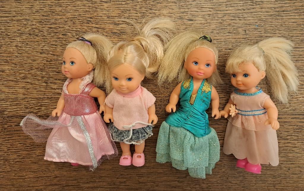 Simba vintage mini-poppetjes, Verzamelen, Poppen, Ophalen of Verzenden, Zo goed als nieuw, Pop
