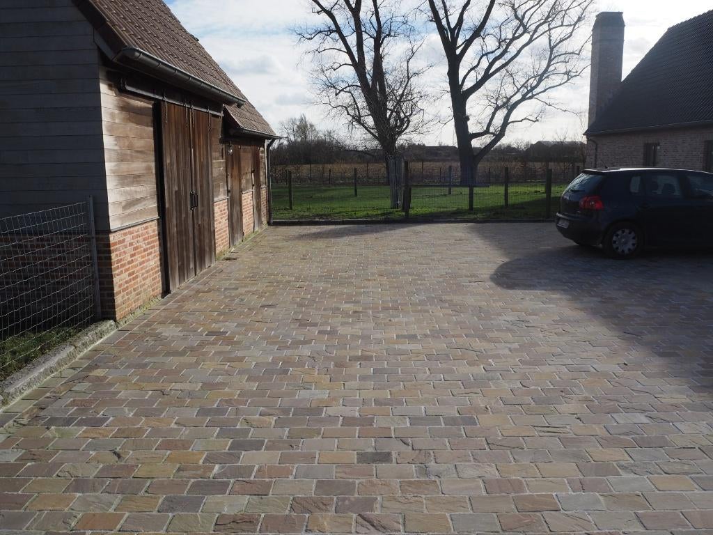 Kasseien  Kandla Mix 14x14x5/7cm voorraad ruim 1000M2, 60 cm of meer, Keramiek, Nieuw, 10 m² of meer