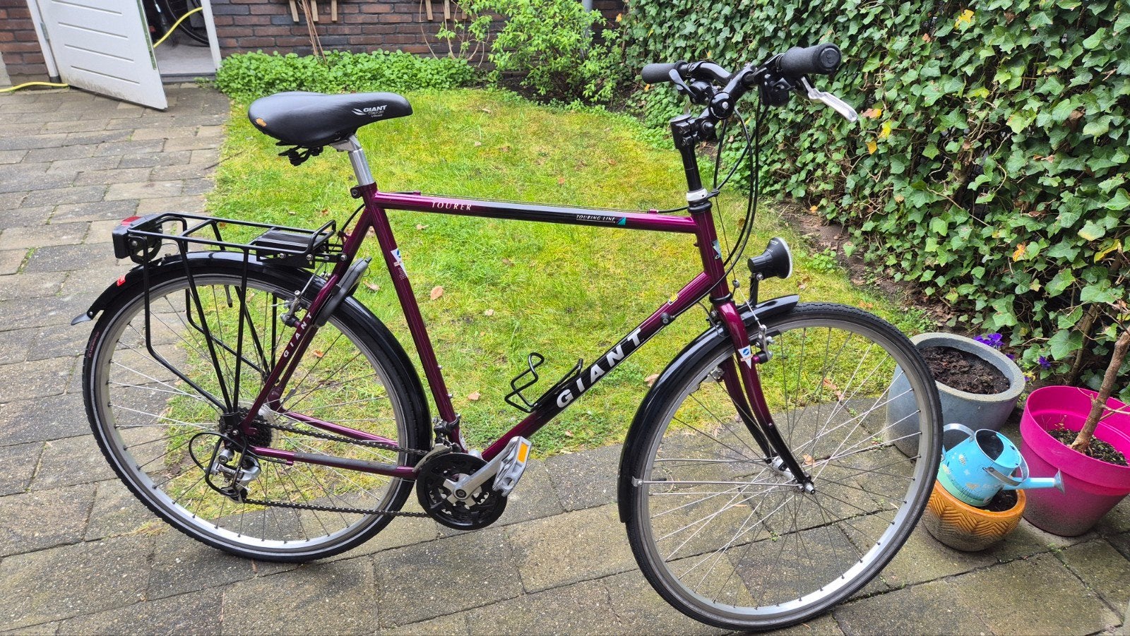Giant Tourer 21versn, erg netjes, beurtje gehad, Ophalen, 28 inch, Gebruikt, Velgrem