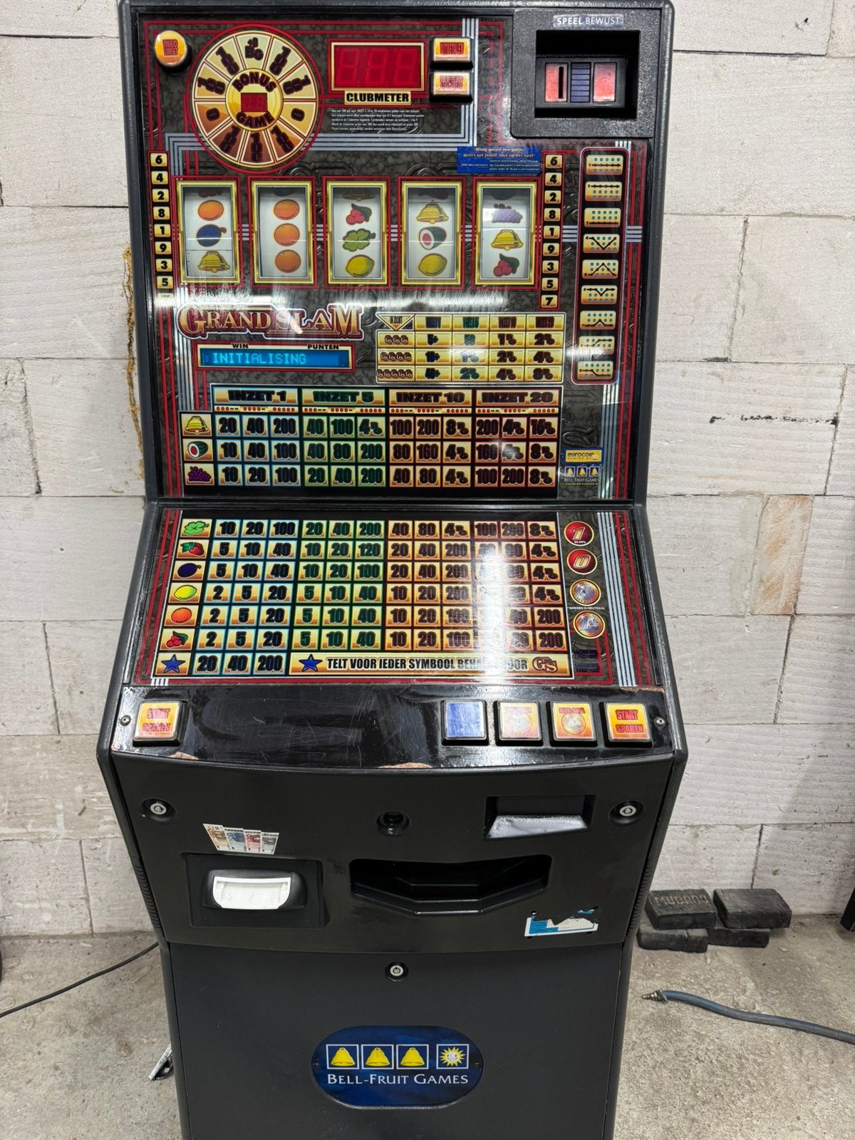 Grandslam gokkast, Verzamelen, Automaten | Gokkasten en Fruitautomaten, Euro, Ophalen, Gebruikt