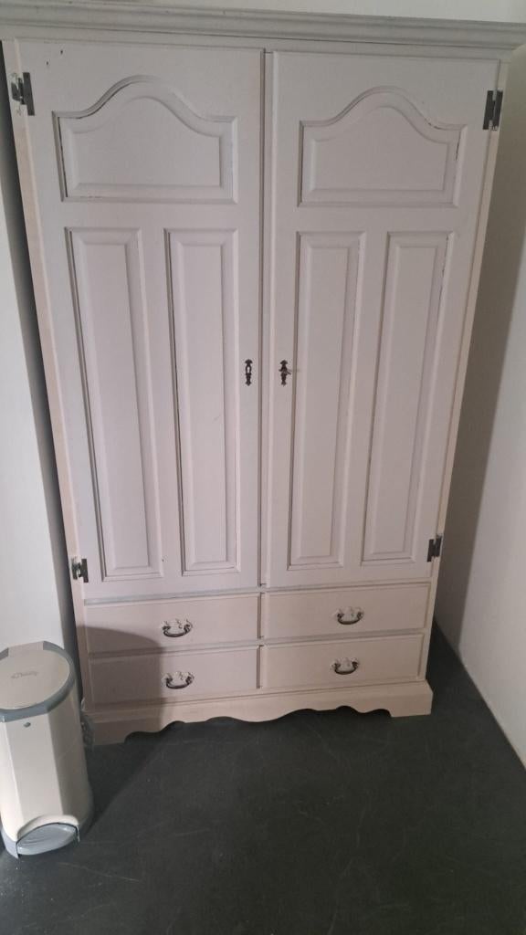 Kledingkast, Huis en Inrichting, Kasten | Kledingkasten, Gebruikt, 100 tot 150 cm, Rustiek, 150 tot 200 cm