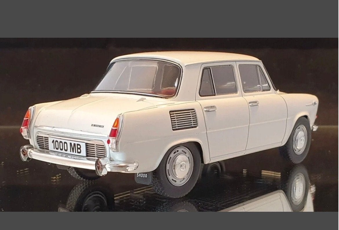 Skoda 1000 MB Whitebox 1:24, Ophalen of Verzenden, Nieuw, Auto, Overige merken
