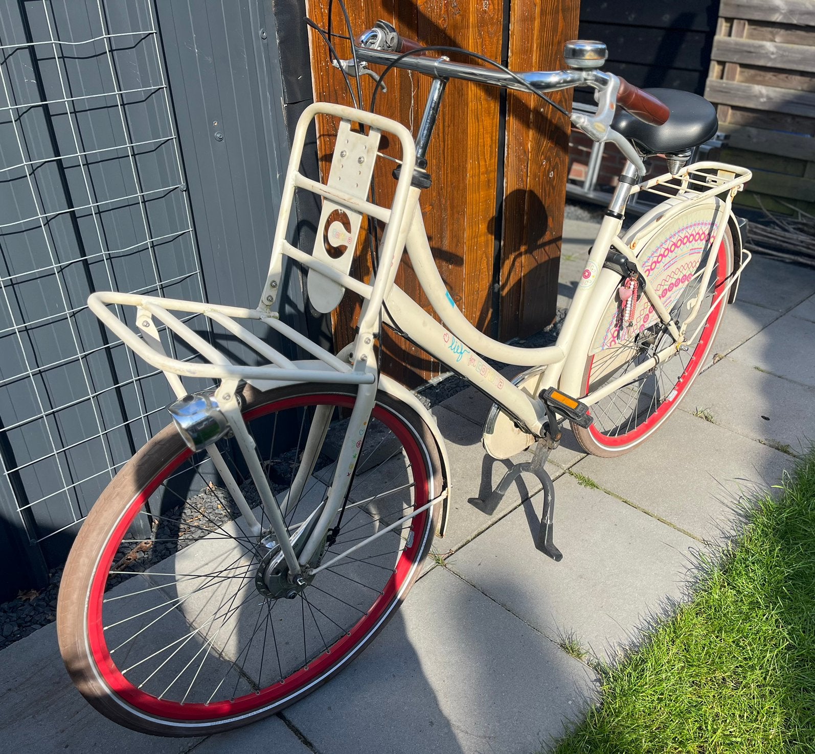 Cortina lief meisjes fiets 28 inch, Gebruikt, 47 tot 50 cm, Versnellingen, Schijfrem