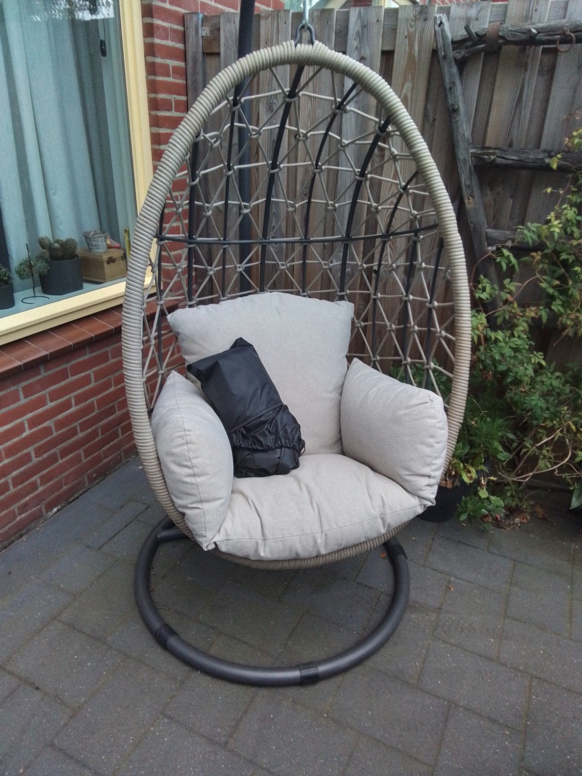 Hangstoel Panama swing egg robe, Ophalen, Zo goed als nieuw