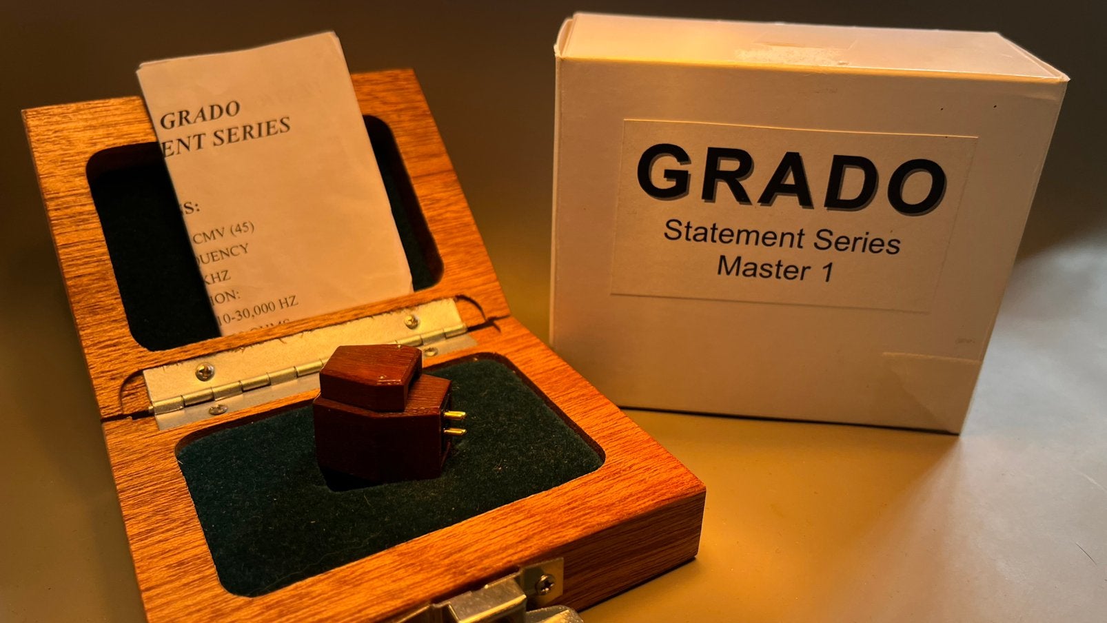 Grado SM statement master, boron/ogura PA30x3 upgrade, Ophalen of Verzenden, Refurbished, Platenspeler-onderdeel, Overige merken