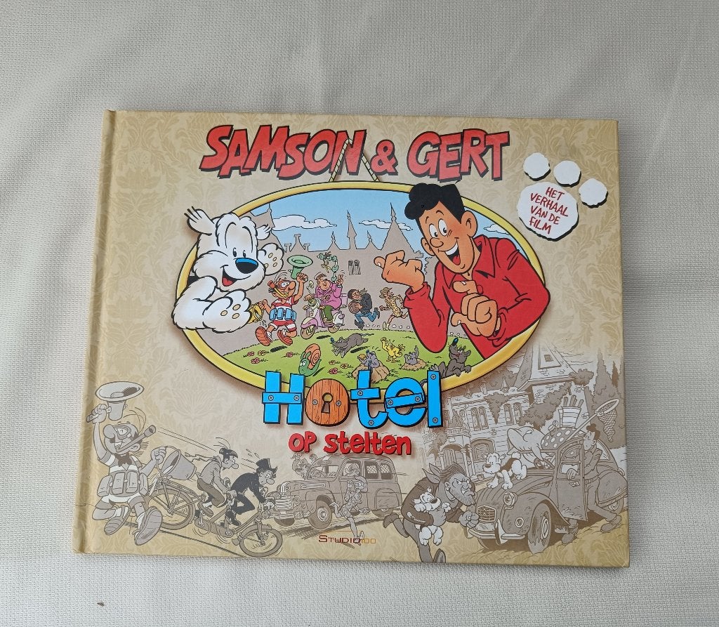 Samson en Gert Hotel op Stelten Filmboek, Boeken, Eén stripboek, Ophalen of Verzenden, Gelezen