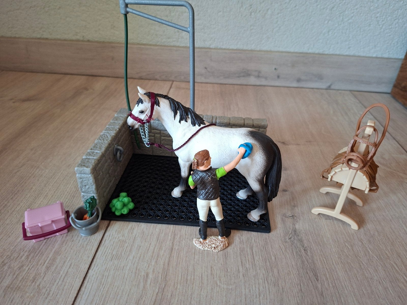 Schleich poetsplaats, Ophalen of Verzenden, Zo goed als nieuw