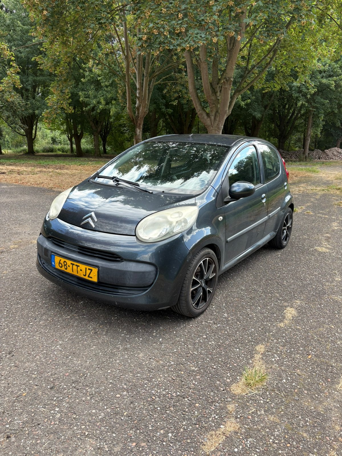 Citroën C1 1.0 5-DRS 2007 Grijs, Auto's, Citroën, Voorwielaandrijving, 4 stoelen, C1, 68 pk