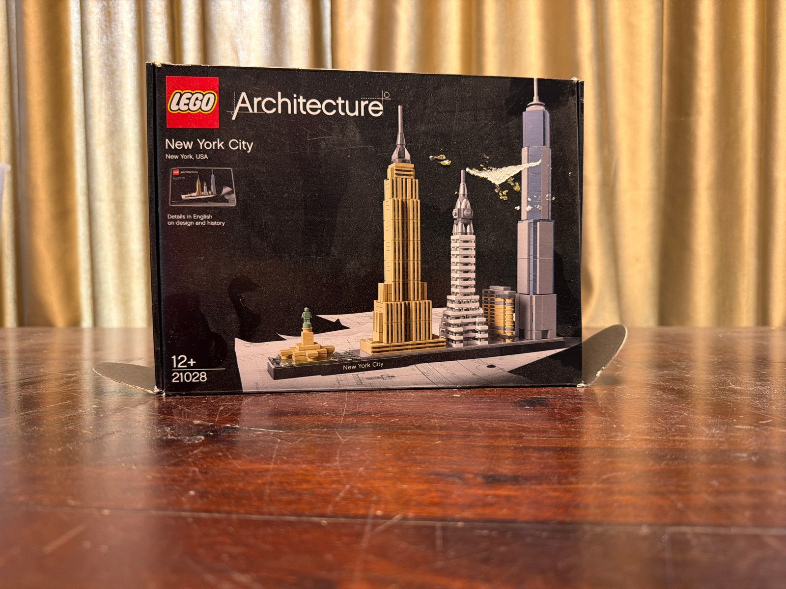 LEGO Architecture 21028 New York City Skyline, Ophalen of Verzenden, Gebruikt, Overige merken