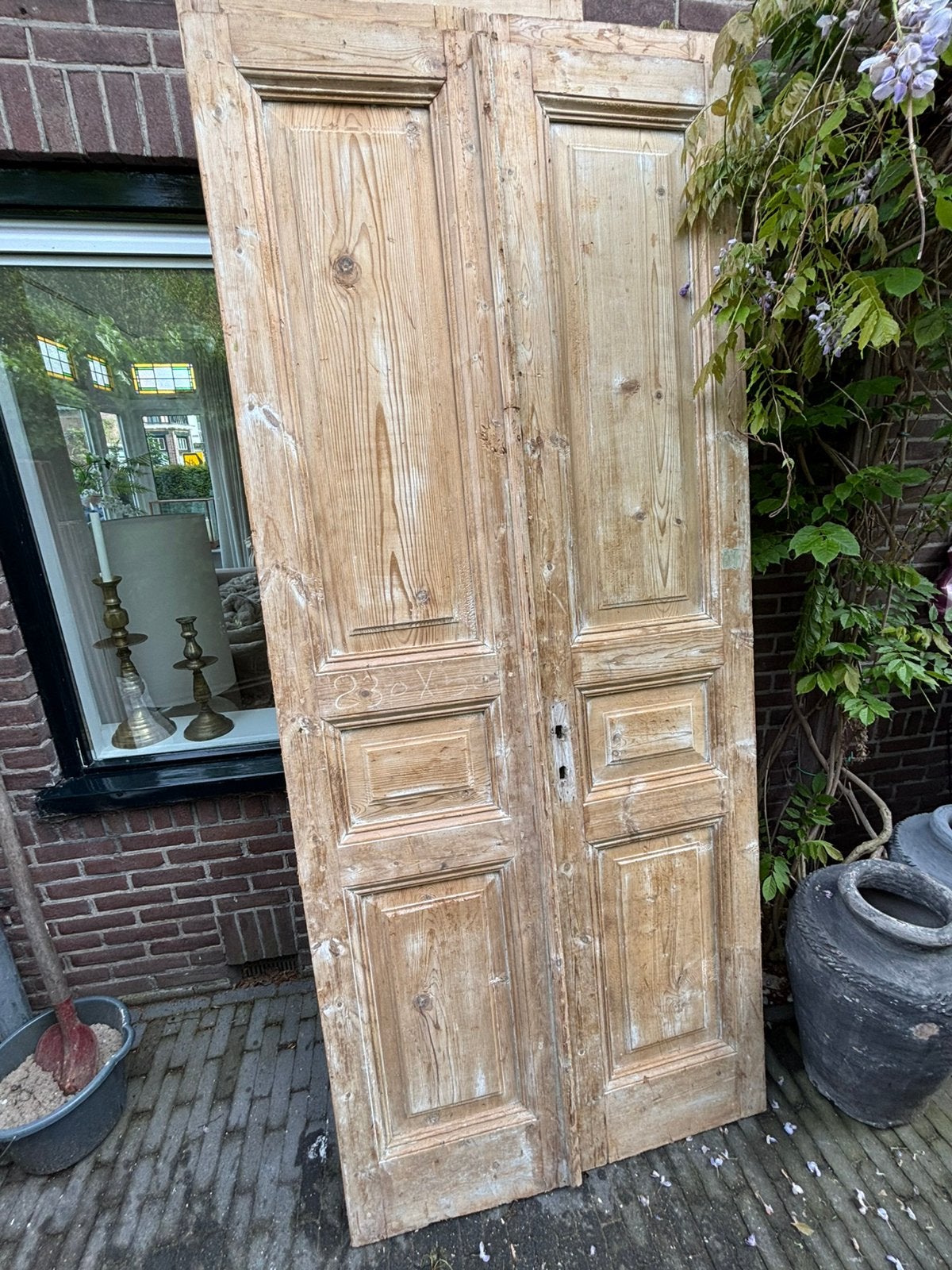 Oude deuren paneeldeuren, Ophalen