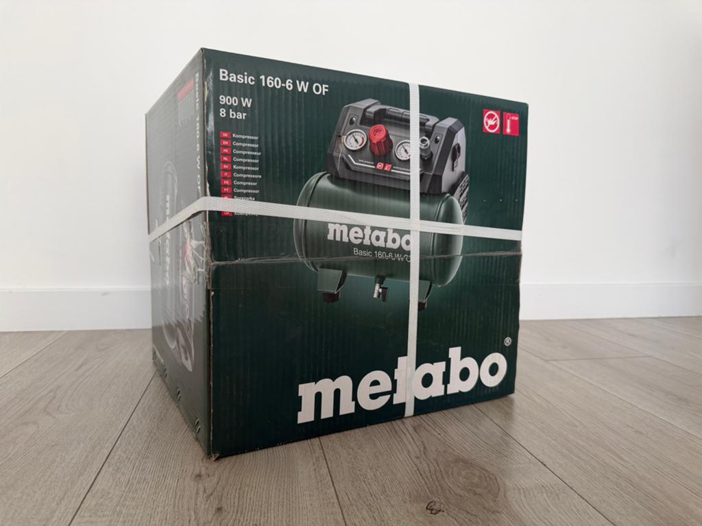 Metabo Basic 160-6 W OF Compressor NIEUW In Doos, Doe-het-zelf en Verbouw, Ophalen, Nieuw