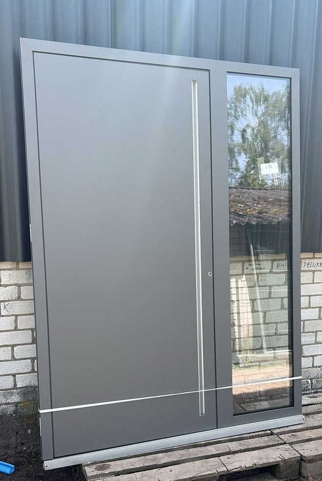 (174) Nieuwe aluminium voordeur incl kozijn en glas, Doe-het-zelf en Verbouw, Kozijnen en Schuifpuien, Ophalen, Deurkozijn, 150 tot 225 cm