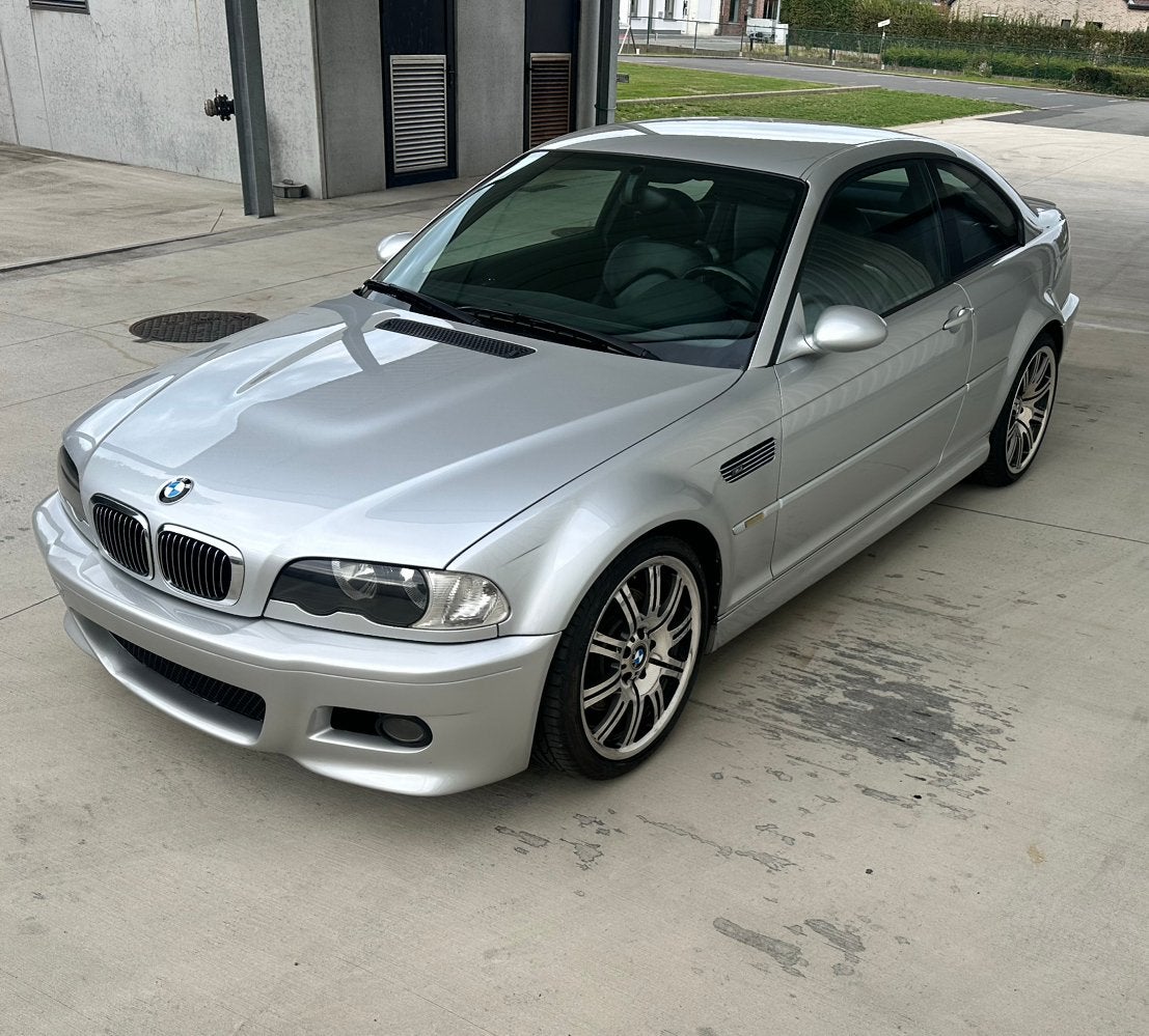 BMW M3 e46 Manueel, Auto's, Achterwielaandrijving, Zwart, Leder, Handgeschakeld