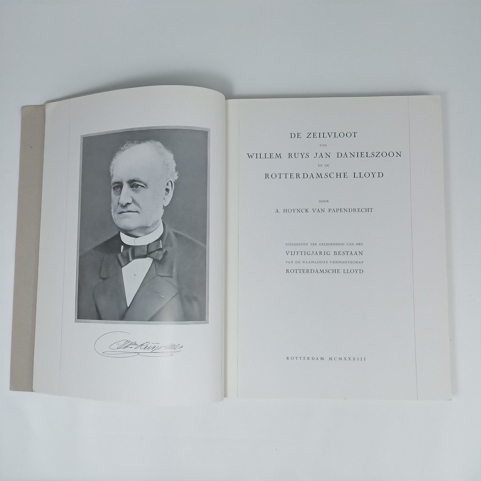 De Zeilvloot van Willem Ruys J.Dzn., Ophalen of Verzenden, Gelezen, A. Hoynck van Papendrecht, Nederland