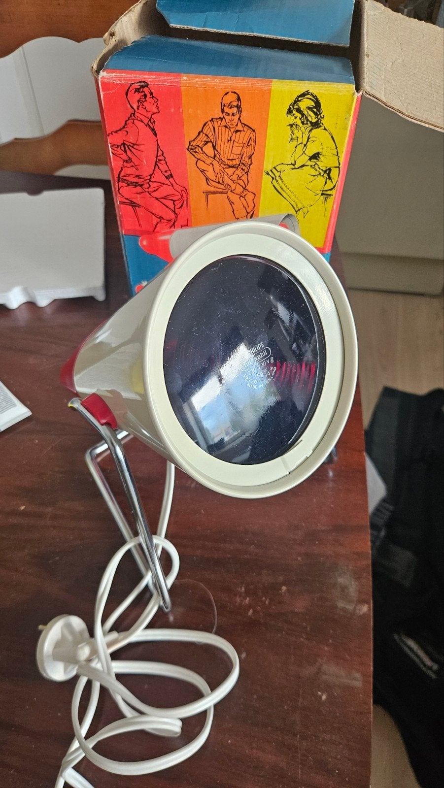 Philips infraphil warmte lamp, Ophalen