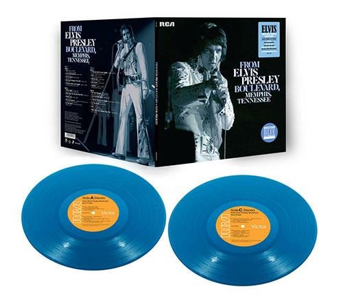 Elvis Presley-From Elvis Presley Boulevard (FTD,Blue Vinyl), Cd's en Dvd's, Vinyl | Pop, Nieuw in verpakking, Colored vinyl, Dubbel-LP