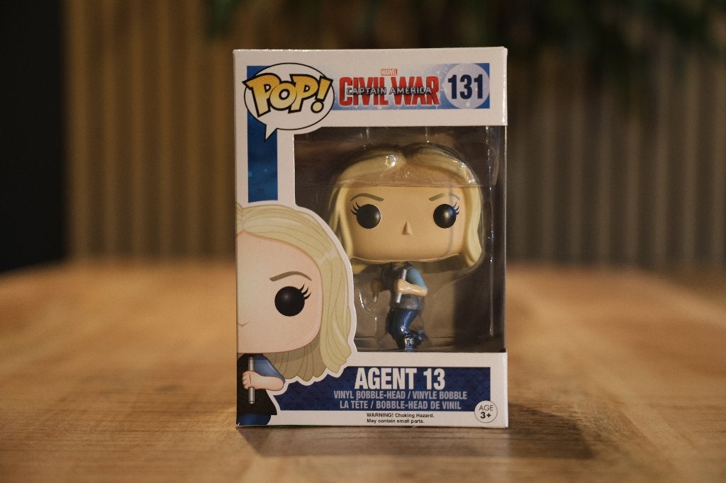 Funko Pop! Marvel: Captain America Civil War - Agent 13 #131, Ophalen of Verzenden, Nieuw