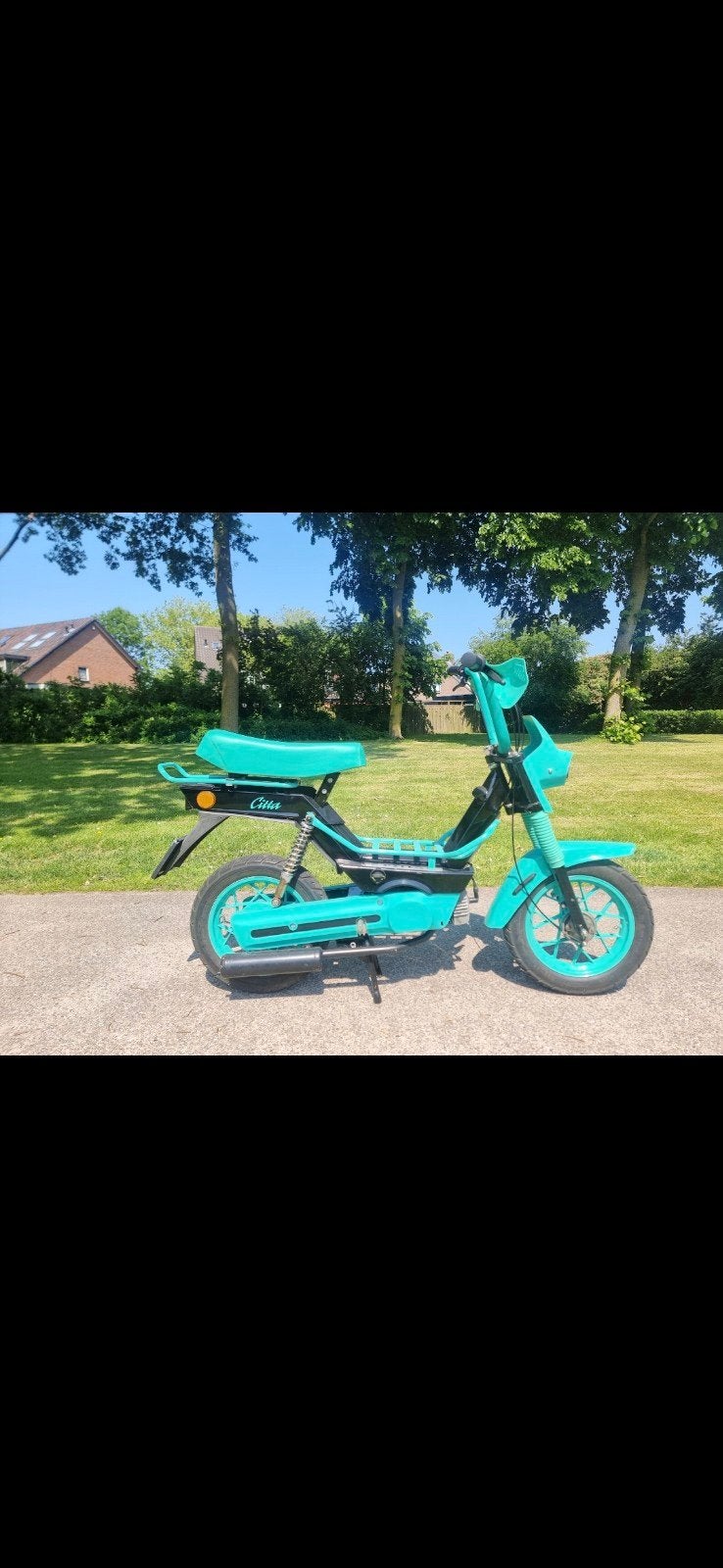 Piaggio Citta - Unieke Turquoise Bromfiets, Ophalen of Verzenden, Gebruikt, Overige typen, Piaggio