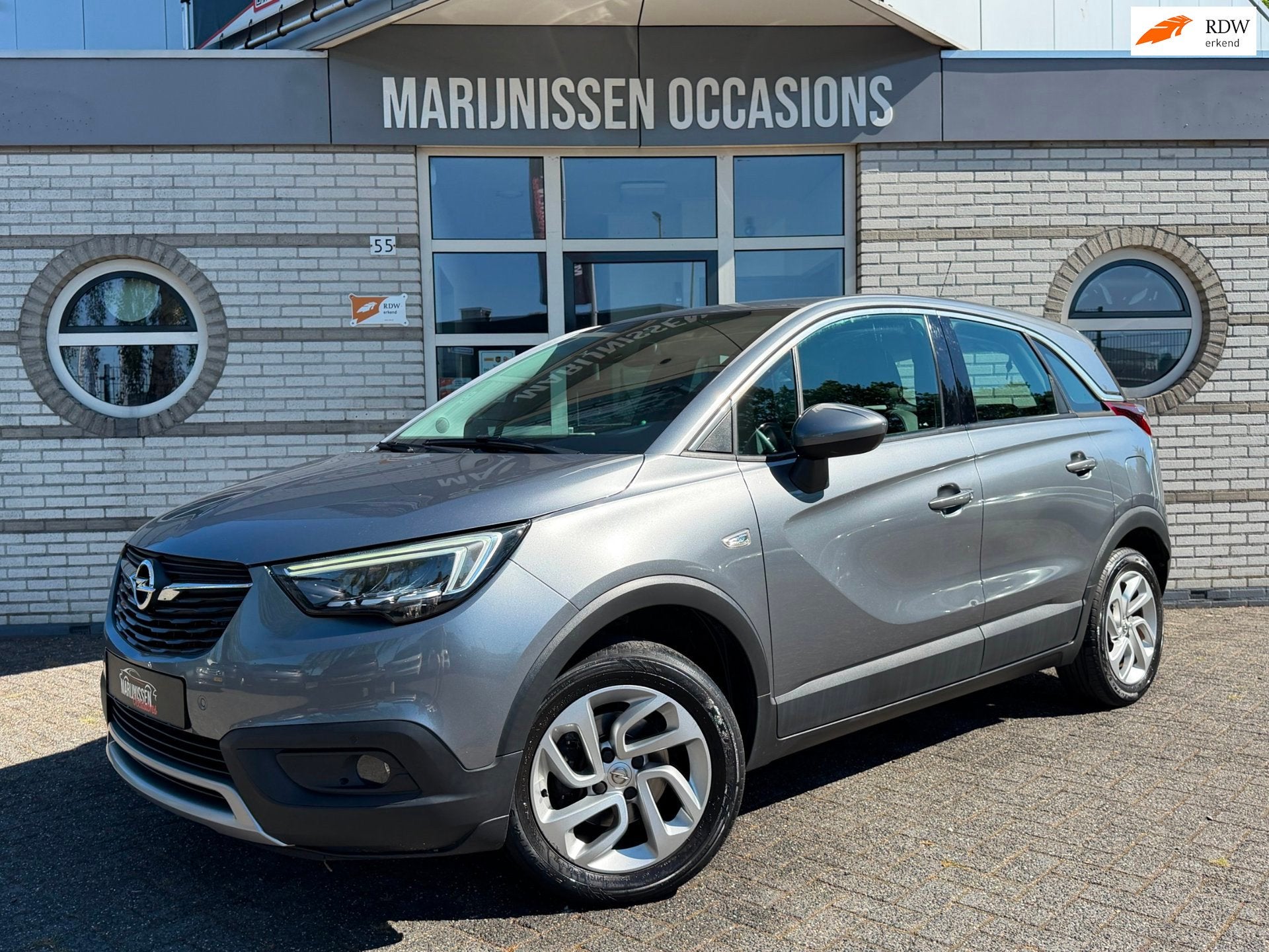 Opel Crossland X 1.2 Turbo Innovation|Navi,Cam,PDC,Cruise|, Auto's, Opel, 840 kg, Gebruikt, Leder en Stof, Bedrijf