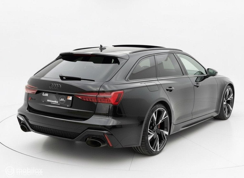 Audi RS6 Avant RS6 TFSI quattro PANO|HUD|360|KERAMISCH|B&O|, Auto's, Audi, Gebruikt, 600 pk, Leder, Vierwielaandrijving
