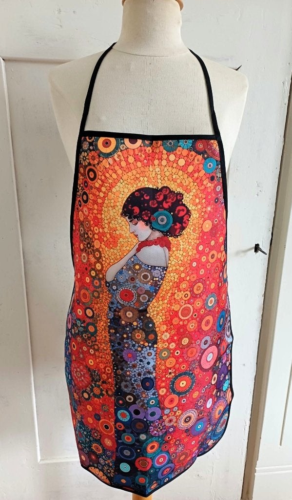 Diverse schorten Gustav Klimt, Van Gogh, Kerstmis, Huis en Inrichting, Schort, Meerkleurig, Polyester, Nieuw