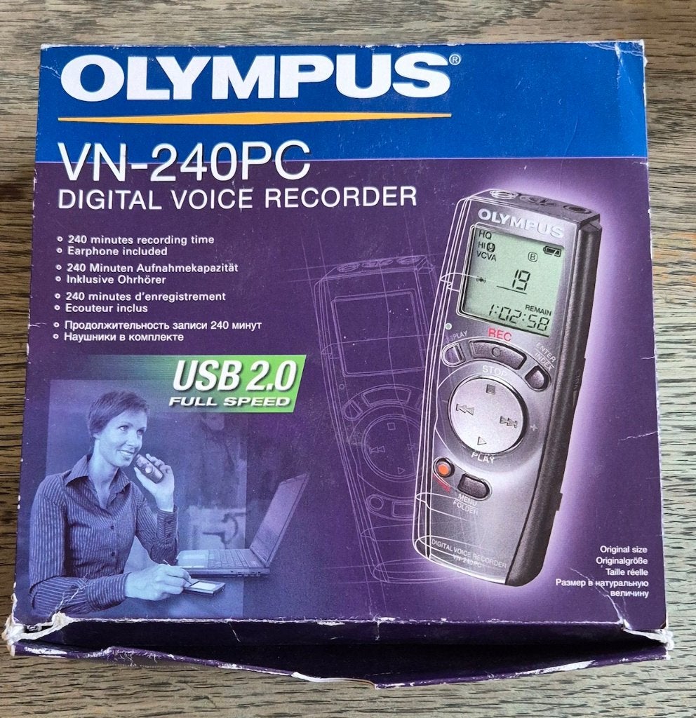 Olympus VN-240PC Voice (Memo) recorder., Ophalen of Verzenden, Overige typen