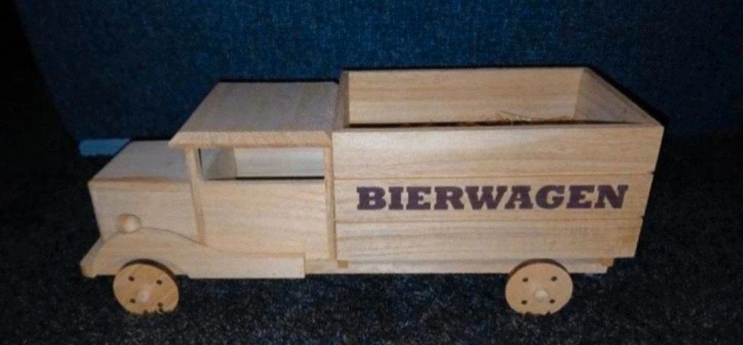 nieuw: houten "bierwagen", Ophalen of Verzenden, Nieuw