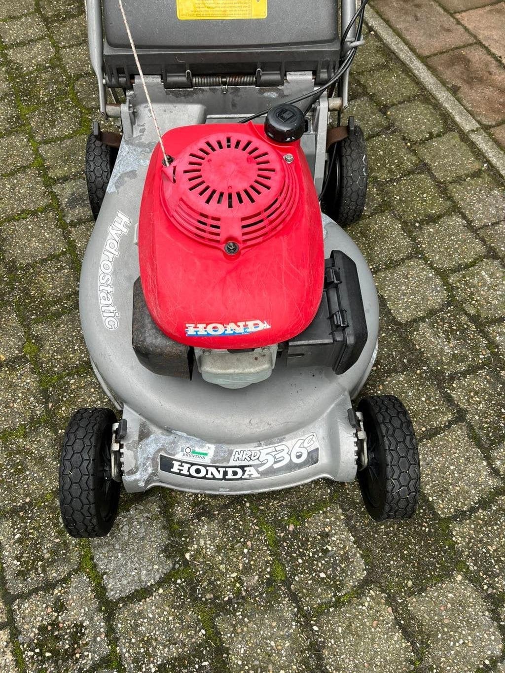 Honda 536 hydrostaat  175 euro., Tuin en Terras, Ophalen, Cirkelmaaier, Honda, Gebruikt